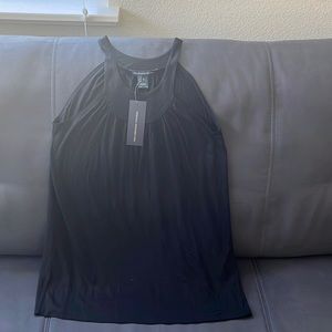 NWT French Connection Black Halter High Neck Top S
